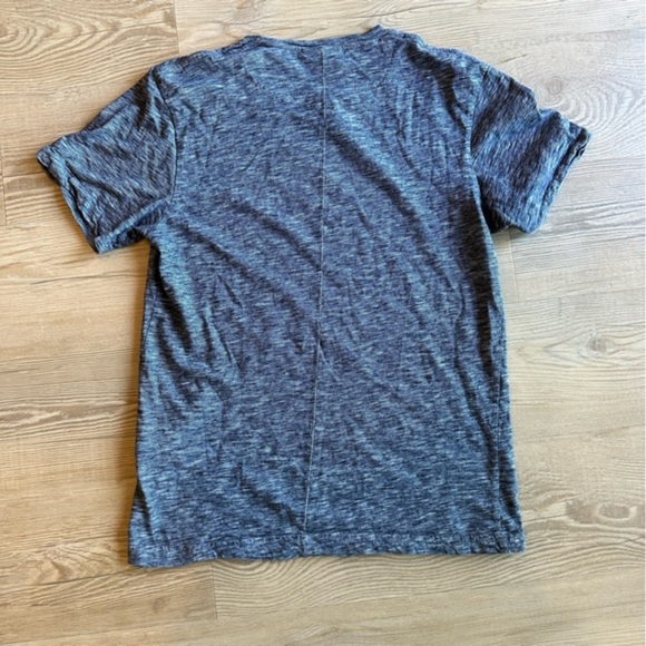 Men’s Rodd and Gunn Frankleigh Pass T-Shirt size large dark grey white heathered - Picture 2 of 11